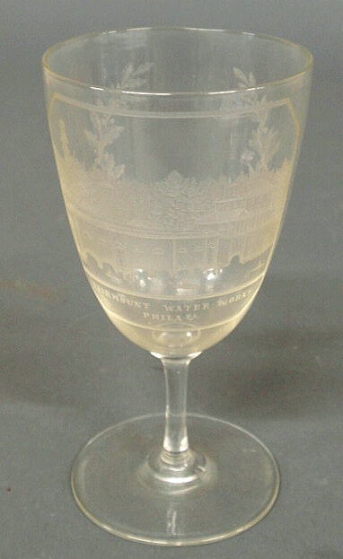 Fine glass presentation goblet 158e6d