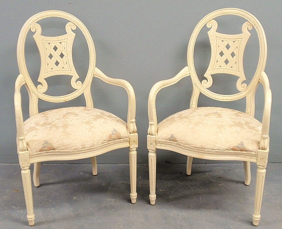 Pair of Louis XVI style French