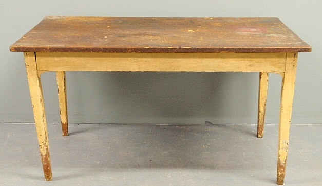 Country farm table 19th c. with