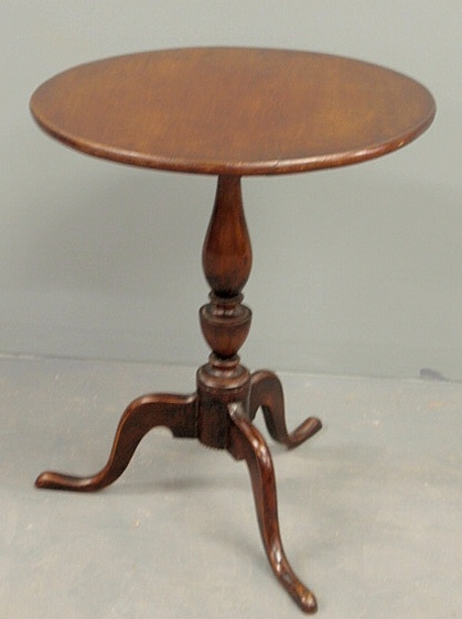 Cherry candlestand early 19th c  158e9b