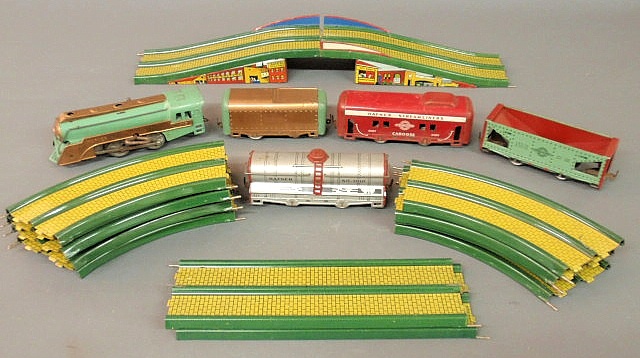 Hafner toy train set the locomotive