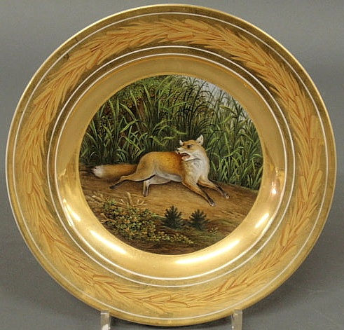 KPM porcelain deep plate late 19th century