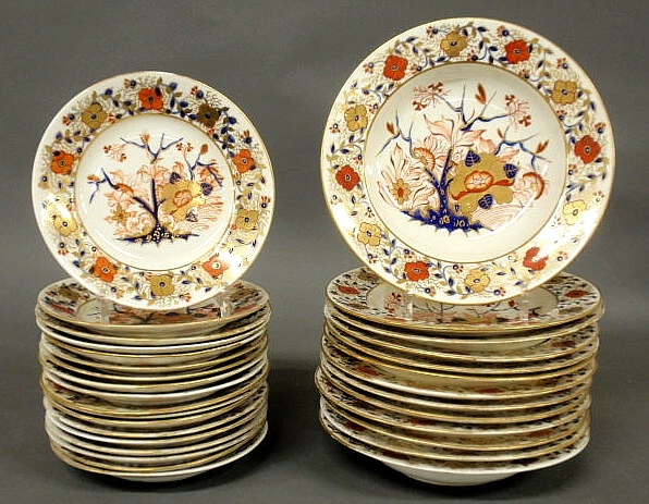 Eighteen fine colorful Derby porcelain 158f14