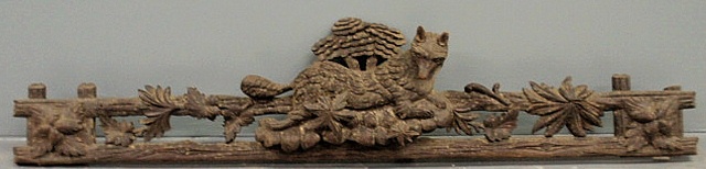 Black Forest carving of a fox on