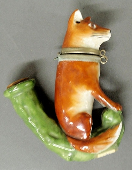 German porcelain pipe in the form