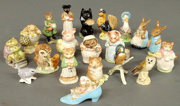 Group of Beatrix Potter porcelain