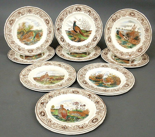 Set of twelve Masons England ironstone