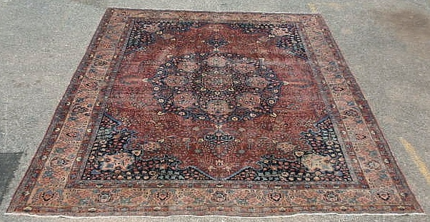 Room size Persian oriental carpet