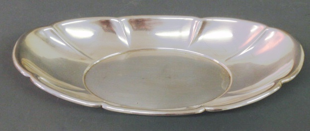 Sterling silver bread tray by Gorham.
