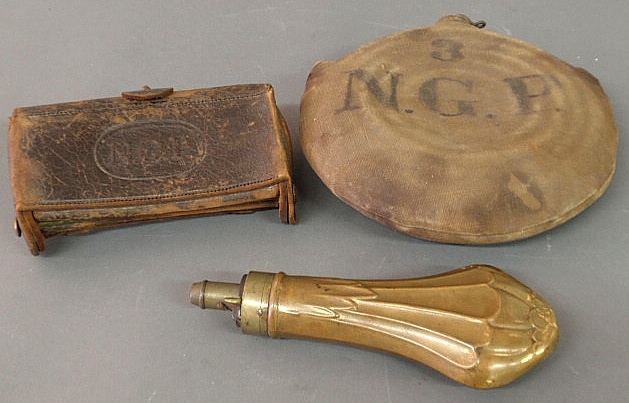 Leather cartridge box "N.G.P."