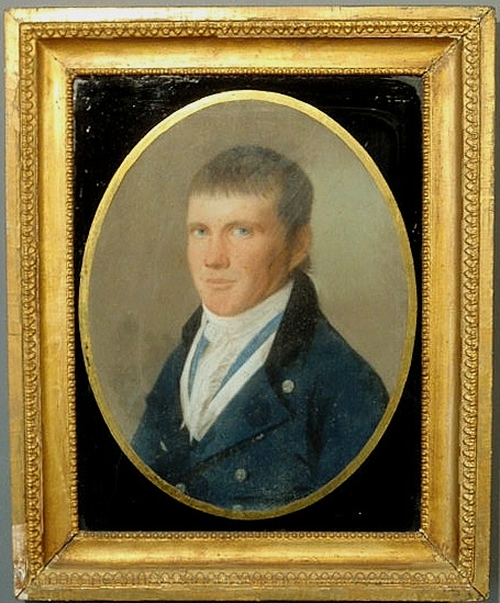 Pastel portrait of Edward Cheesbrough