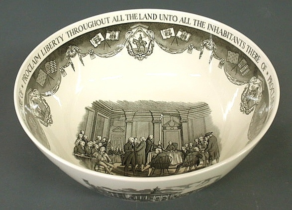 The Philadelphia Bowl by Wedgwood decorated