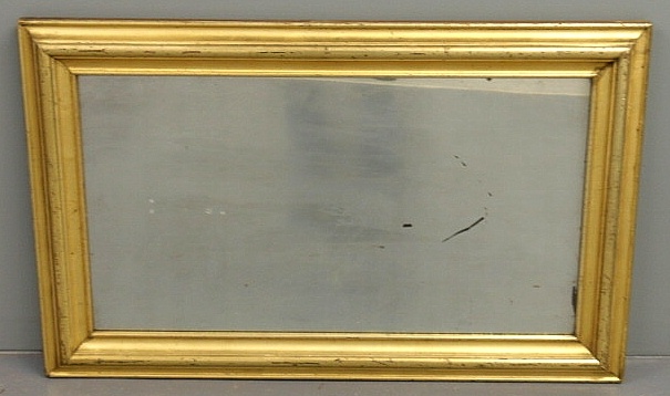 Gilt framed mirror late 19th c. 39x24.25
