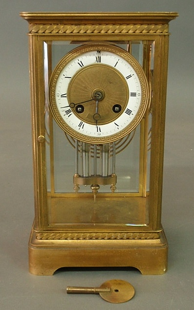 French brass carriage clock with 159057