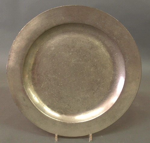 Continental pewter charger 18th/19th