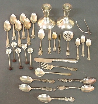 Group of sterling silver flatware