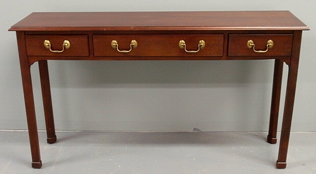 Chippendale style mahogany huntboard.
