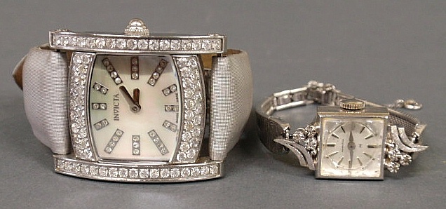 Two ladies wristwatches a Hamilton 159094