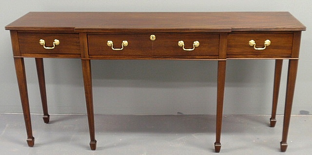 Kindel Chippendale style mahogany