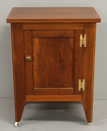 Cherry one-drawer cabinet with