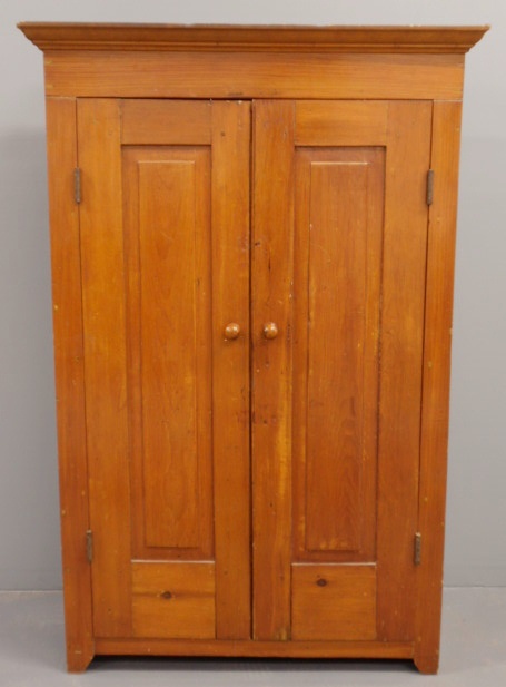 Pine jelly cupboard c 1860 with 1590a3