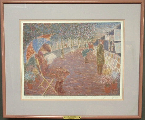 Framed and matted artist proof 1590bd