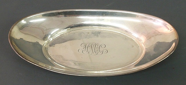 Sterling silver bread tray by Gorham 1590c1