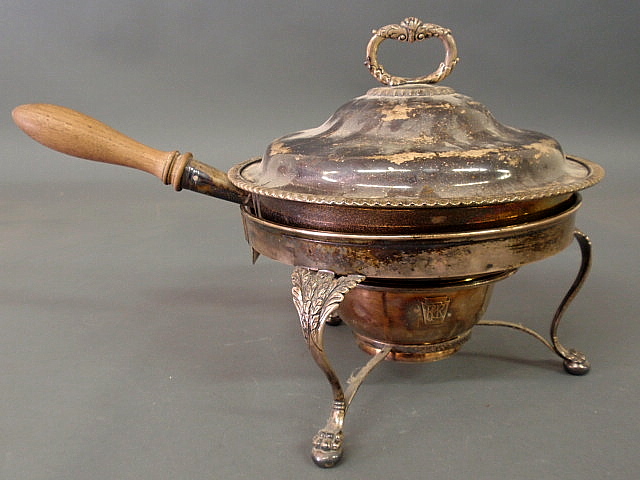 Silver soldered covered chafing 1590ed