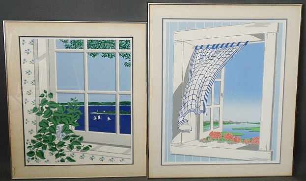 Two framed prints by Eric Holch