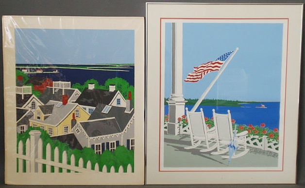 Two prints by Eric Holch unframed 159133