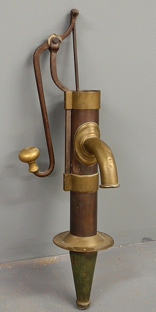 Brass and metal water pump mid