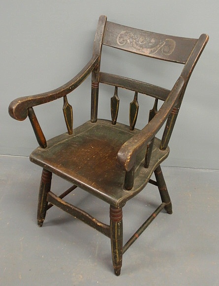 Arrow back armchair c 1830 with 15914c