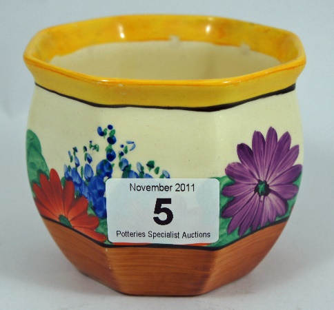 Clarice Cliff Gay Day Octagonol Pot