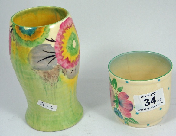 Clarice Cliff Newport Pottery Vases