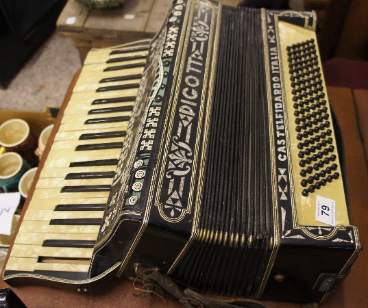 A Ornately Decorated Piano Accordian 159198