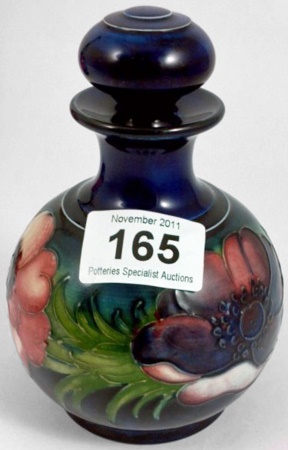 Moorcroft Scent Bottle and Stopper