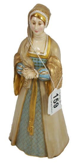 Royal Worcester Figure Anne Boleyn 1591cf