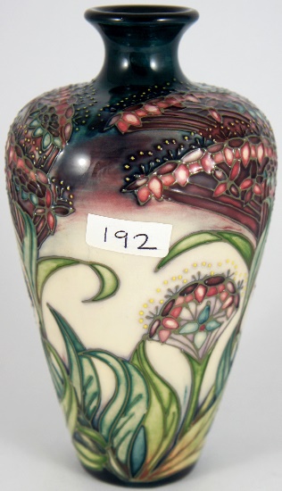 Moorcroft Vase decorated in a floral 1591e4