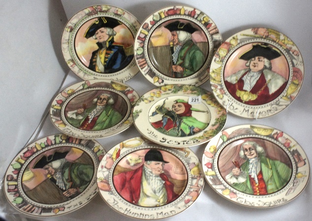 A collection of Royal Doulton Plates 1591f9