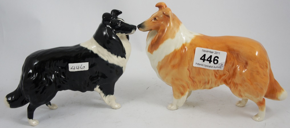 Beswick Model of a Collie 1791 and a