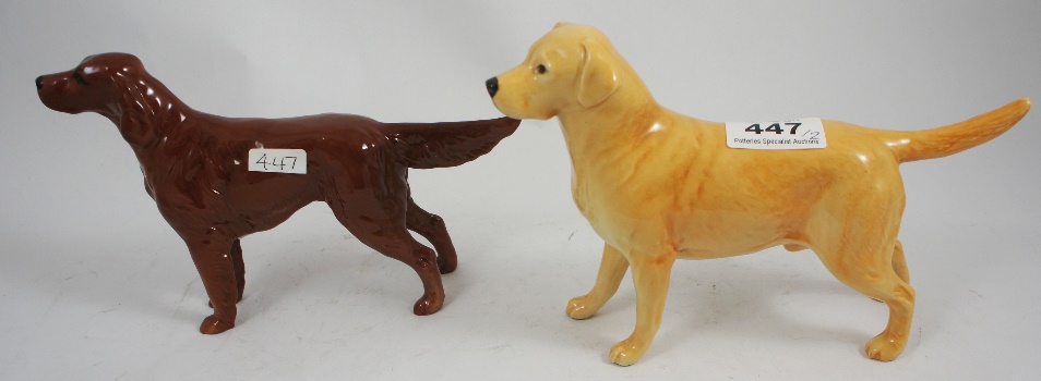 Beswick Irish Setter 966 and a 1592a7