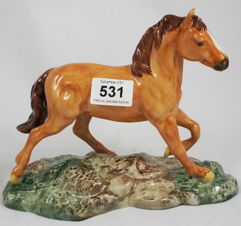 Beswick Mustang horse on base dated