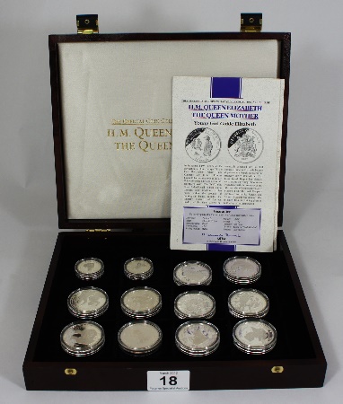 A boxed set of Silver Coins the 159350