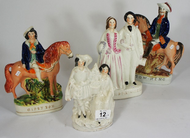 A collection of 19th Century Staffordshire
