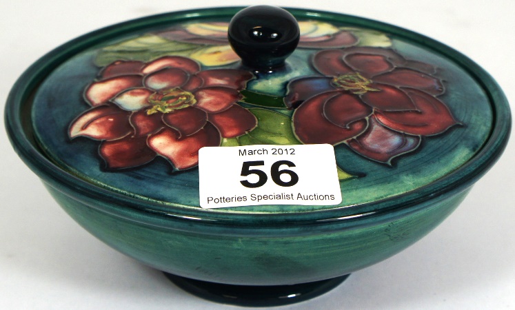Moorcroft Round Bowl and Cover 15936d