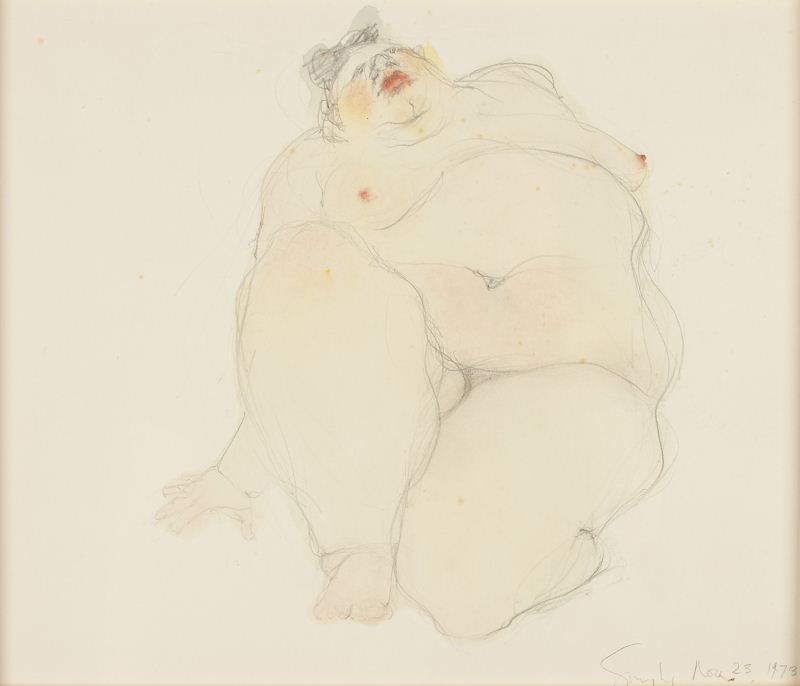 Susan Smyly (NY 1940-2009) Nude