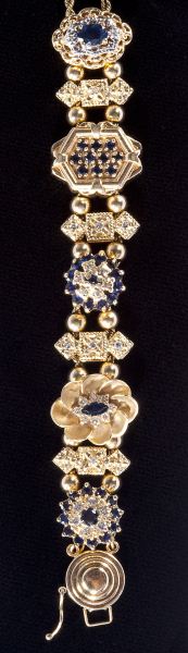 Sapphire and Diamond Slide Braceletset 15bb11