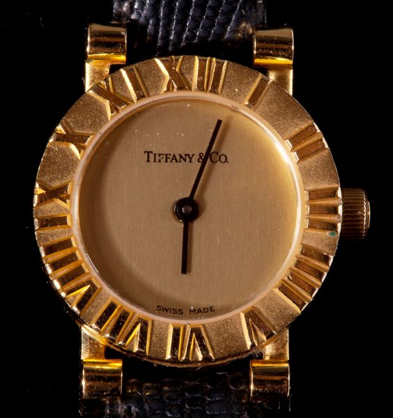 Ladys Gold Atlas Wristwatch Tiffany