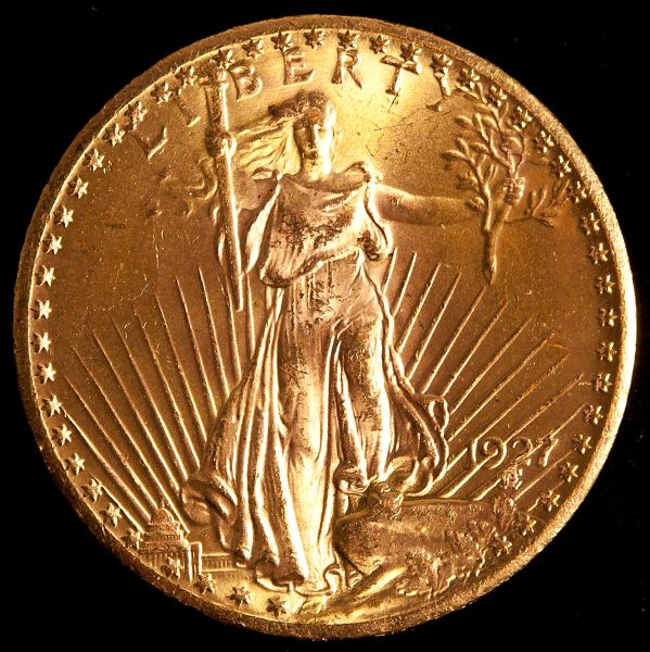 1927 St. Gaudens $20 Gold Double