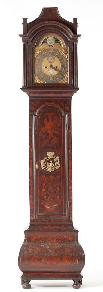 Dutch Marquetry Tall Case Clock18th 15bb6b